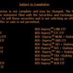 REX-Osprey and Defiance file 27 crypto ETFs, including staking and 3x leverage